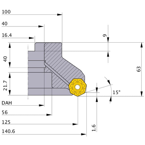 ‎AHX475S-125B08AR MILL