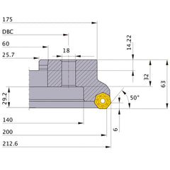 ‎AHX640S-200C08NR MILL