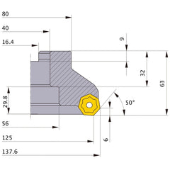 ‎AHX640W-125B18R MILL