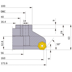 ‎AHX640W-160C16L MILL