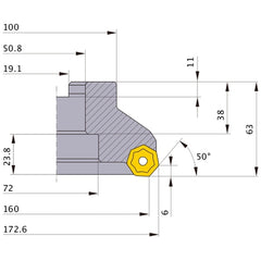 AHX640WL16022F MILL
