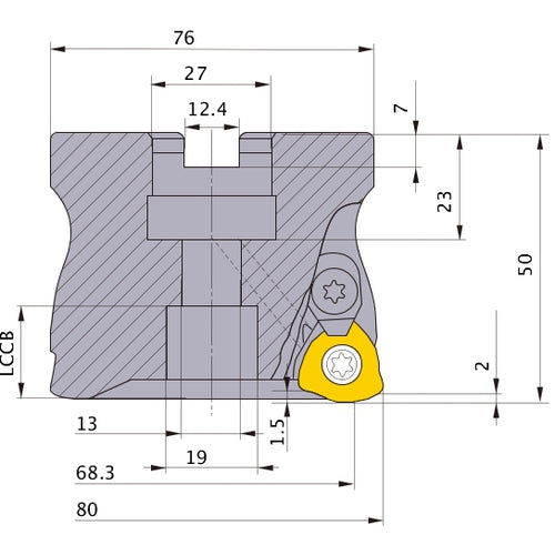 ‎AJX12-080A06R MILL