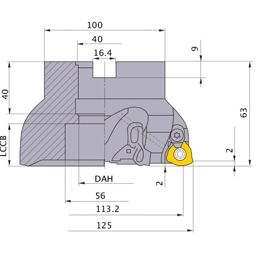 ‎AJX14-125B05R MILL