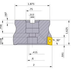 APX4000UR0204A FACE MILL