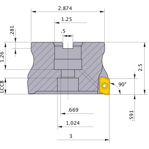 APX4000UR0307DA FACE MILL