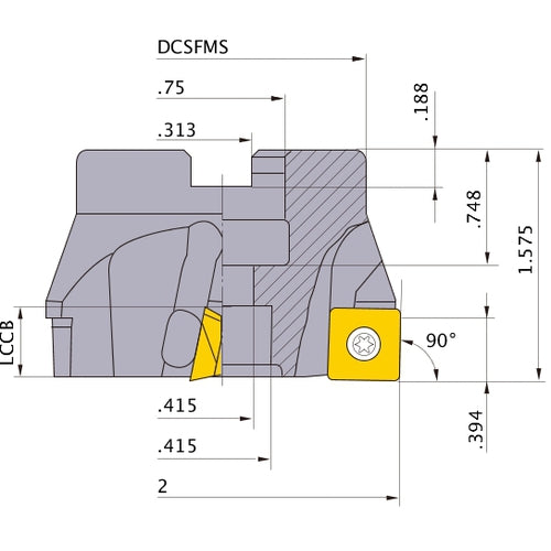 ASX400R0204 FACE MILL