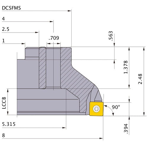 ASX400R0816M FACE MILL