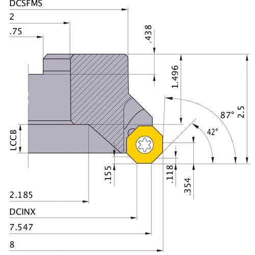 BOER0809F FACE MILL