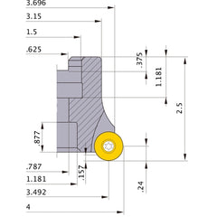 BRP6UPR0407E FACE MILL
