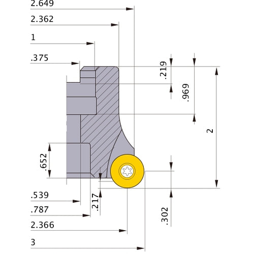 BRP7UPR0305C FACE MILL