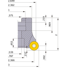 BRP7UPR0305C FACE MILL