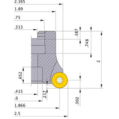 BRP7UPR2504 FACE MILL