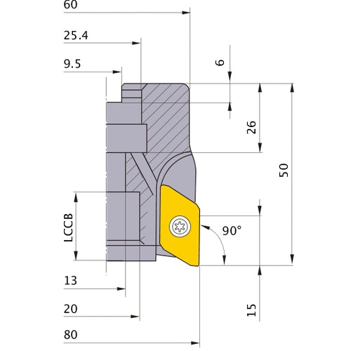 BXD4000R08005CA MILL