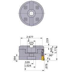 FMAXUR0310C FACE MILL