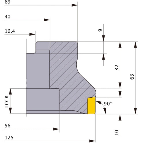 ‎VOX400-125B08R MILL