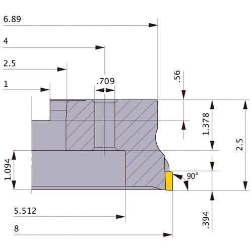 VOX400UR0826M FACE MILL