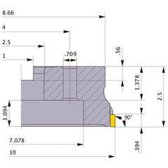 VOX400UR1024M FACE MILL