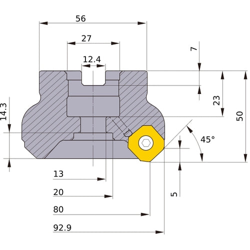 ‎WSX445-080A06AR MILL