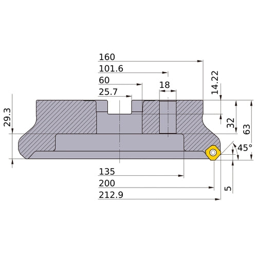 ‎WSX445-200C08NR MILL
