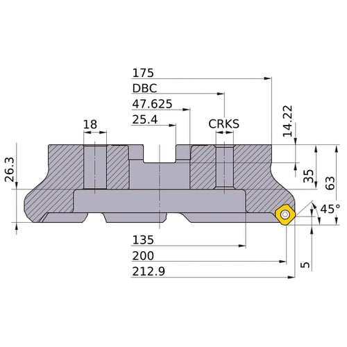 WSX445L20008KN MILL