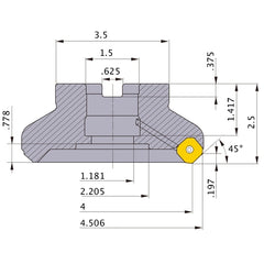 WSX445UR0407EA FACE MILL