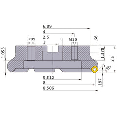 WSX445UR0812MN FACE MILL