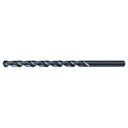 7/16″ RHS / RHC HSS 118 Degree Notched Point Extra Length Drill - Steam Oxide - Exact Industrial Supply