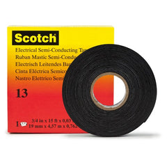 Scotch Electrical Semi-Conducting Tape 13 3/4″ × 15 ft Printed Black - Americas Industrial Supply