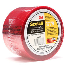 Scotch Security Message Box Sealing Tape 3779 Clear 72 mm × 100 m - Americas Industrial Supply