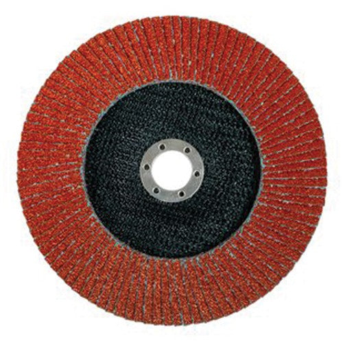 ‎4 1/2 in × 5/8-11 Standard Flap Discs (Type 27) 60 Alt mfg # 645626 - Americas Industrial Supply