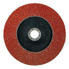 ‎4 1/2 in × 5/8-11 Standard Flap Discs (Type 27) 60 Alt mfg # 645626 - Americas Industrial Supply
