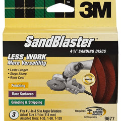 4.5 in 3M™ SandBlaster™ Sanding D Alt Mfg # 54764 - Americas Industrial Supply