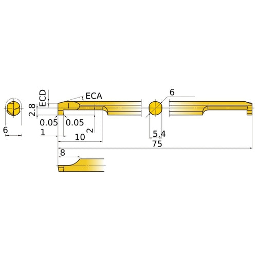 ‎CG0610RS-10B VP15TF BORING BAR