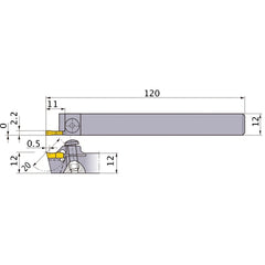 ‎CTCHL1212-200 TURNING HOLDER