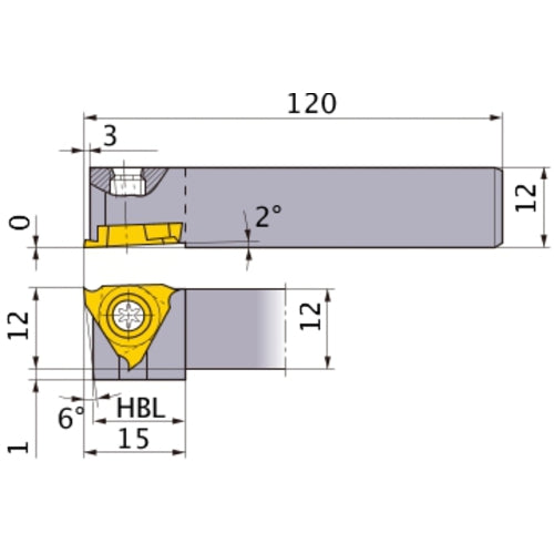 ‎GTBHL1212-30 TURNING HOLDER