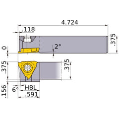 GTBHR-063 TURNING HOLDER