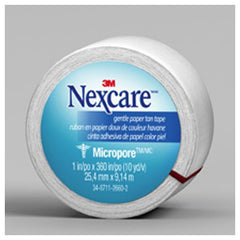 Nexcare Micropore Paper First Aid Tape 530-P1/2 1″ × 10 yds Wrapped - Americas Industrial Supply