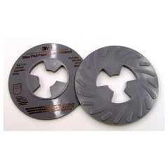 3M Disc Pad Face Plate Ribbed 81734 5″ Medium Gray - Americas Industrial Supply