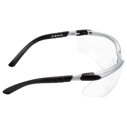 ‎3M BX Protective Eyewear 11380-00000-20 Clear Anti-Fog Lens Silver/Black Frame - Americas Industrial Supply