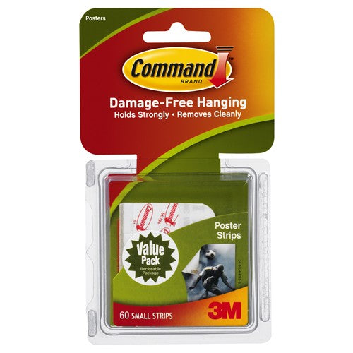 ‎Command Poster Strips Value Pack 60 strips 17024-60ES - Exact Industrial Supply