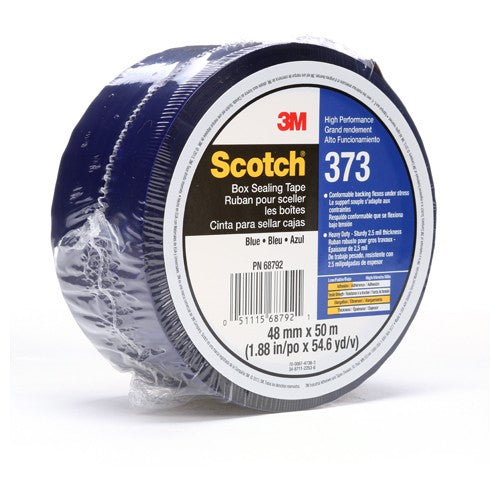 Scotch Box Sealing Tape 373 Blue 48 mm × 50 m - Americas Industrial Supply