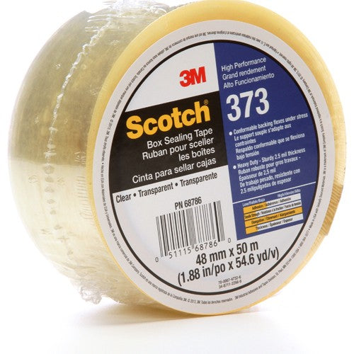 Scotch Box Sealing Tape 373 Clear 48 mm × 50 m - Americas Industrial Supply