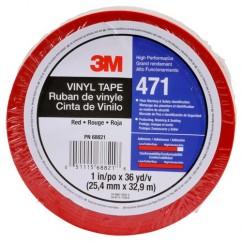 1X36 YDS 471 RED VINYL TAPE - Americas Industrial Supply