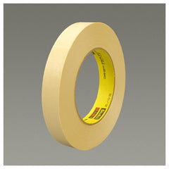 3M Crepe Masking Tape 202 Tan 12 mm × 55 m 6.3 mil - Americas Industrial Supply
