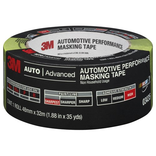 3M Automotive Performance Masking Tape 03435 48 mm × 32 m - Americas Industrial Supply
