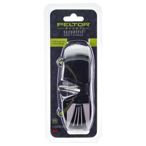 ‎Peltor Sport SecureFit Safety Eyewear SF400-PG-8 Gray/AF Lens - Americas Industrial Supply