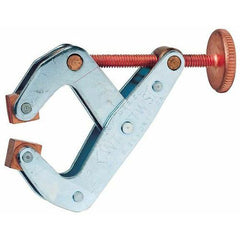 Round Handle Clamp - 1 1/8″ Throat Depth, 2″ Max. Opening - Americas Industrial Supply