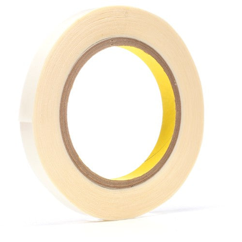 3M Double Coated Tape 444 Clear 1/2″ × 36 yd 3.9 mil - Americas Industrial Supply