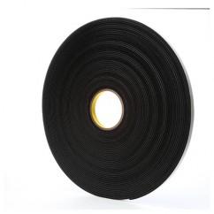 1/2X36 YDS 4508 BLACK VINYL FOAM - Americas Industrial Supply