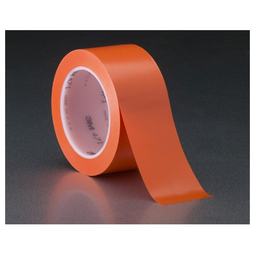 3M Vinyl Tape 471 Orange 3/4″ × 36 yd 5.2 mil - Americas Industrial Supply